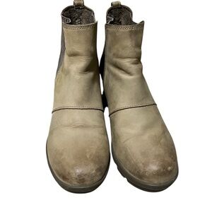 Sorel Women's Tan Leather Wedges Size 9.5